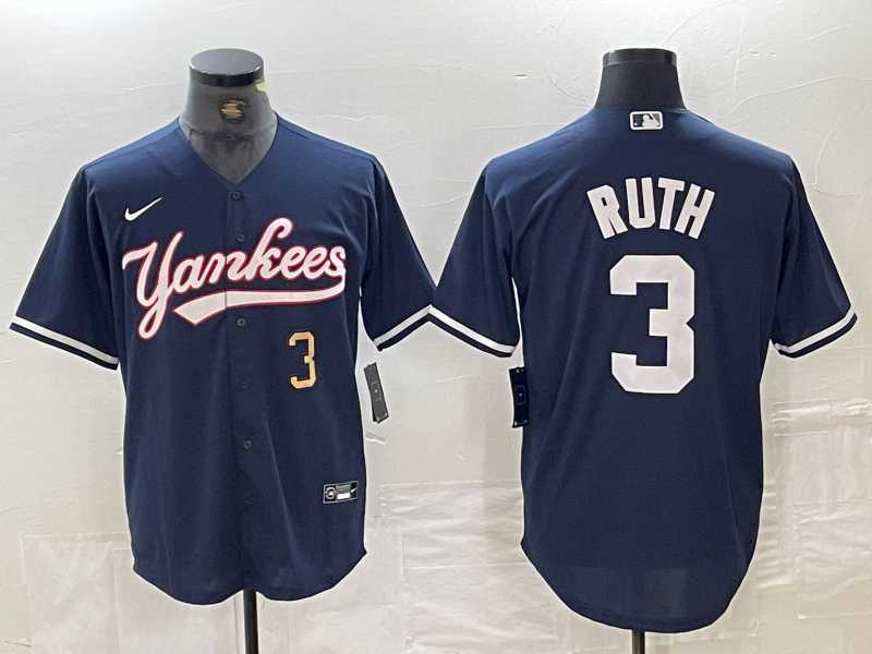 Men's New York Yankees #3 Babe Ruth Number Navy Cool Base Stitched Baseball Jersey,We sell and wholesale Men's New York Yankees #3 Babe Ruth Number Navy Cool Base Stitched Baseball Jersey on line form chian!
